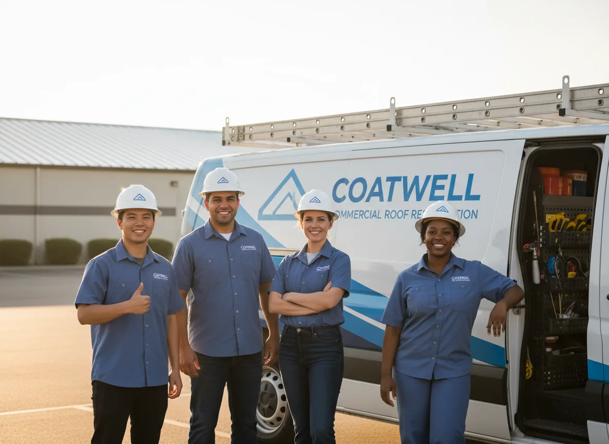 Commercial roof coating company in Stafford, OH